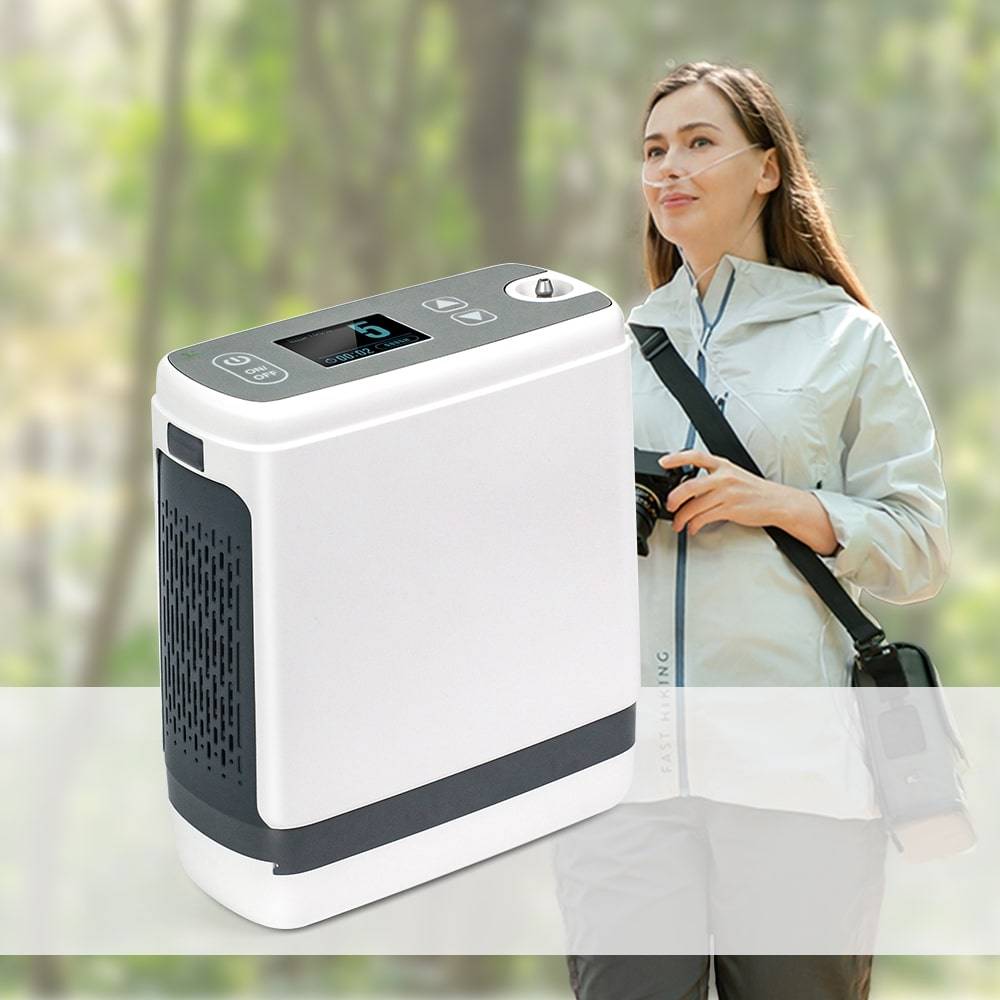 How much oxygen will the portable oxygen concentrator deliver? Wellue